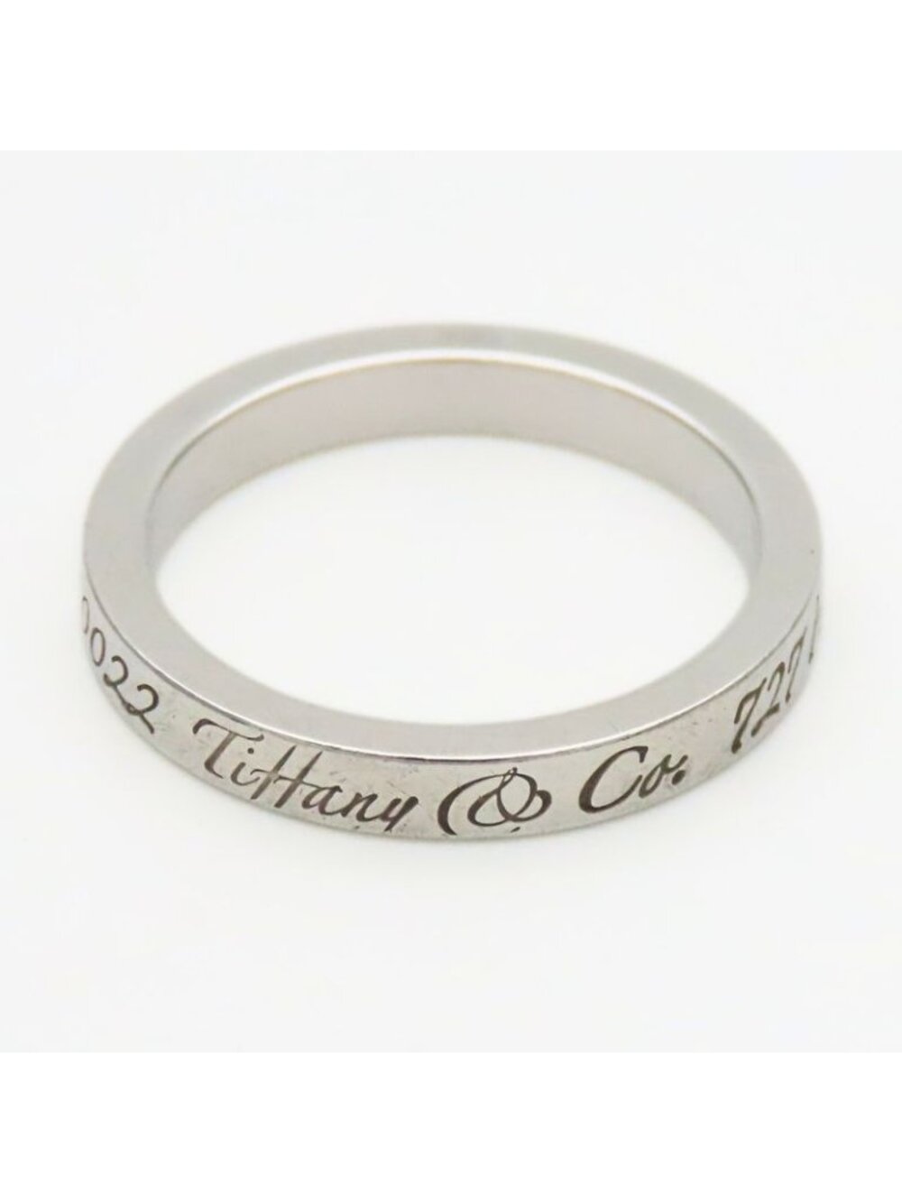 Tiffany & Co Ring Notes Narrow New York Silver Standard - Picture 6 of 10